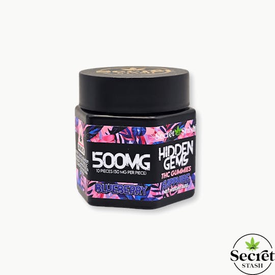 Secret Stash - Hidden Gems | THC | Blueberry | 500mg - 1