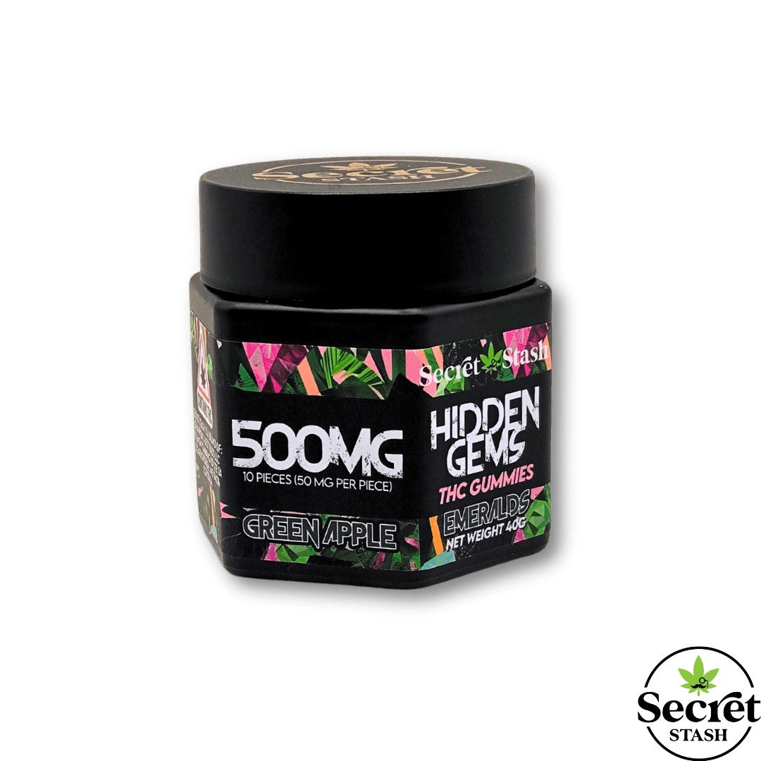 Secret Stash - Hidden Gems | THC | Green Apple | 500mg - 1