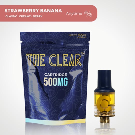 CLEAR Brands - The Clear Original Cartridge 500mg | Strawberry Banana - 1