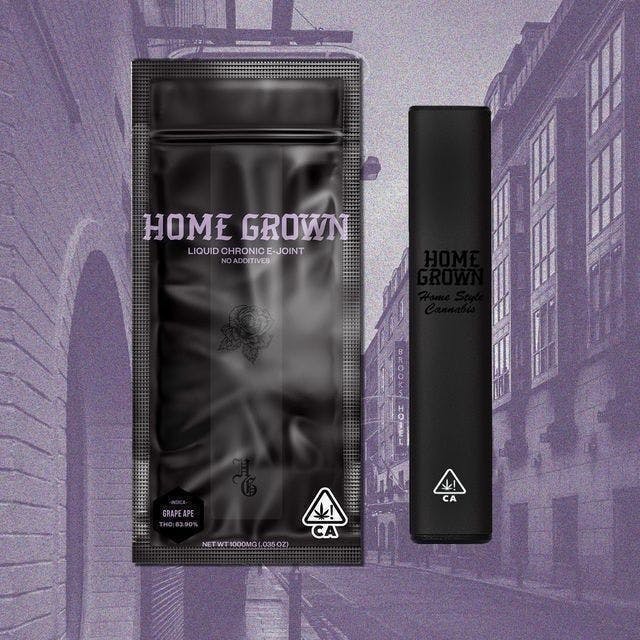 Home Grown - Home Grown - Grape Ape - Indica - 1g Live Resin AIO - 1