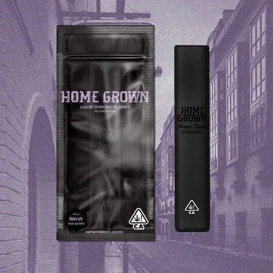 Home Grown - Home Grown - Grape Ape - Indica - 1g Live Resin AIO - 1