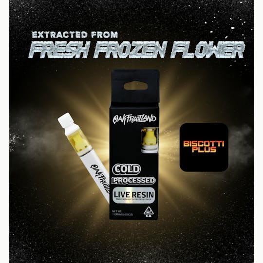 Oakfruitland (OFL) - Biscotti Plus AIO Vape 1g - Live Resin Series - 1
