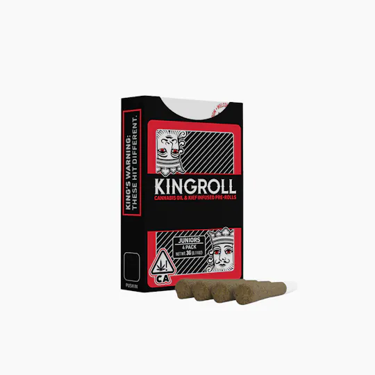 Kingroll - Kingroll Jrs | Master Kush x Sky OG | Infused Joints | 0.75g each | 4pk - 1