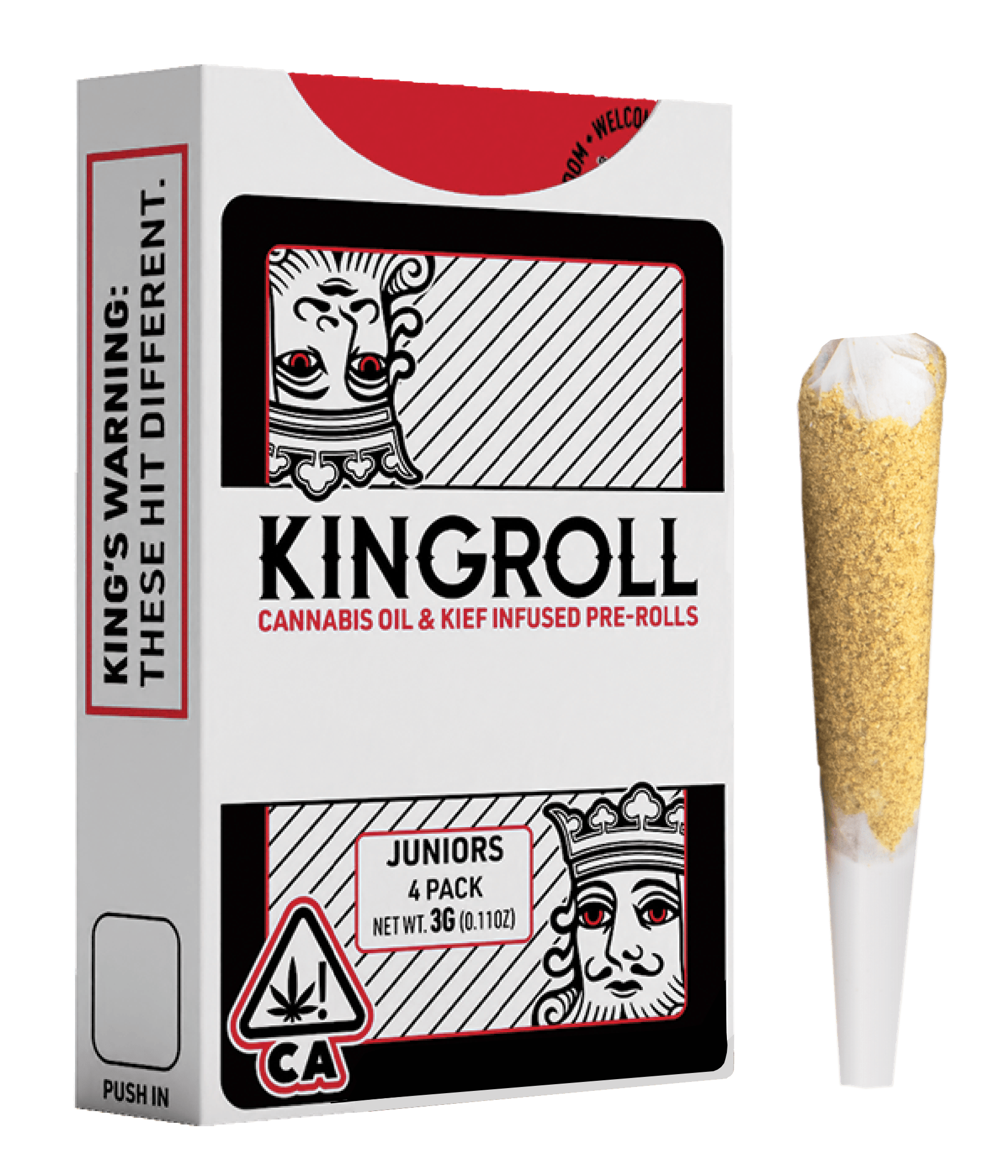 Kingroll - Kingroll Jrs | Moonbow x Rainbow Belts | Infused Joints | 0.75g each | 4pk - 1