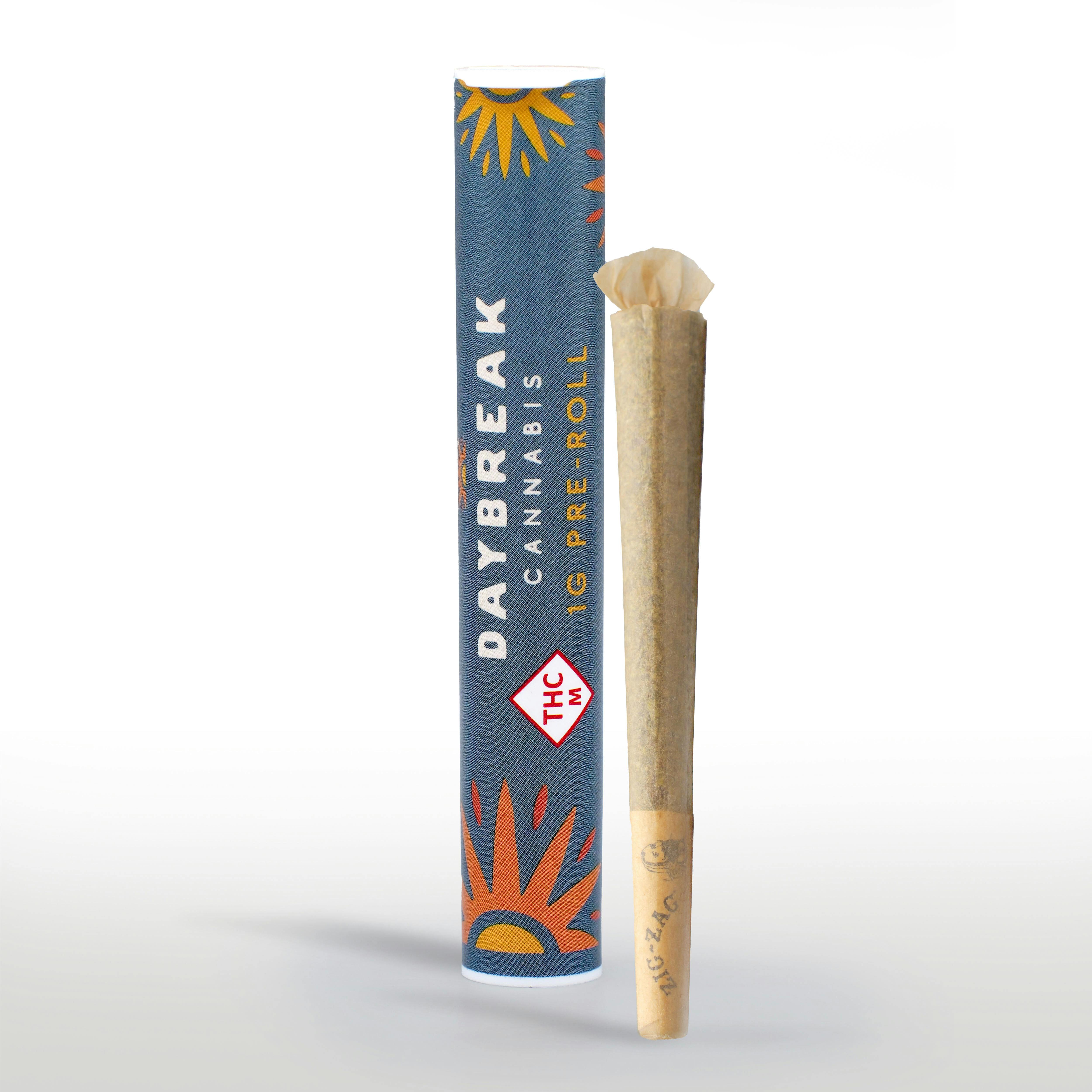 Daybreak Cannabis - Lemon Cherry Belts- 1g Pre-Roll - 1