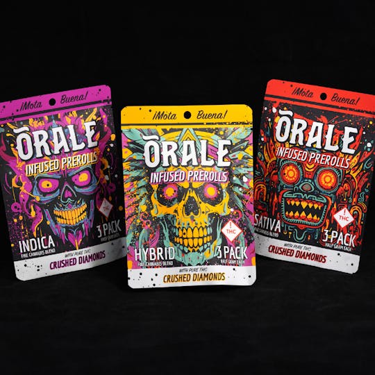 Orale - Sativa Blend | Crushed Diamond Infused 3Pk - 1