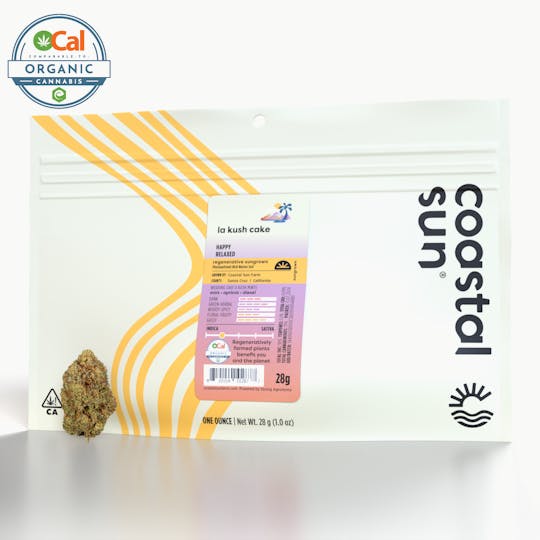 Coastal Sun - LA Kush Cake Sungrown Flower 28g - 1