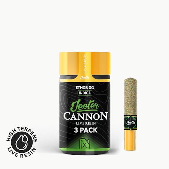 Jeeter - Jeeter Cannon Live Resin - 3 Pack - Ethos OG - 1