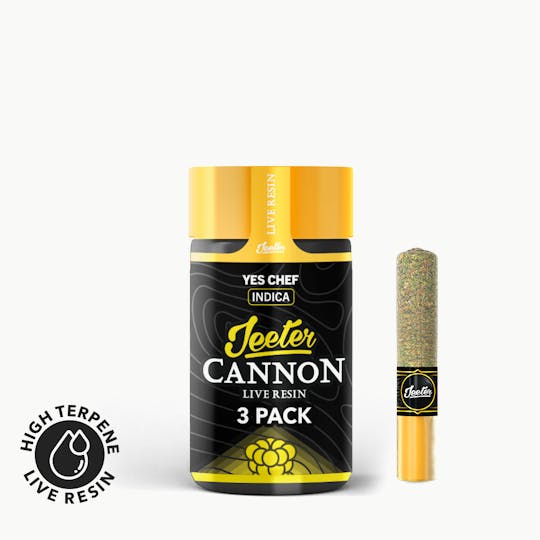Jeeter - Jeeter Cannon Live Resin - 3 Pack - Yes Chef - 1