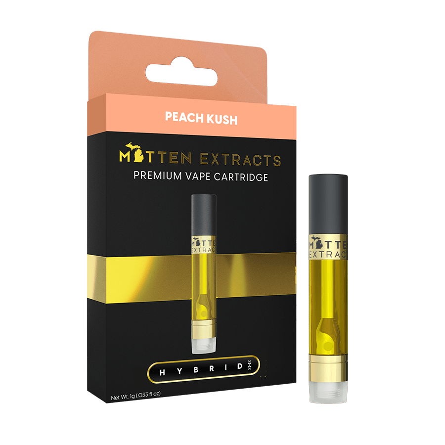 Mitten Extracts - Mitten Extracts | Peach Kush | Cartridge | 1g - 1