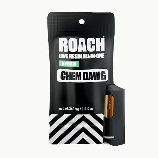 ROACH - ROACH Live Resin 0.36g Vape - Chem Dawg - Hybrid - 1