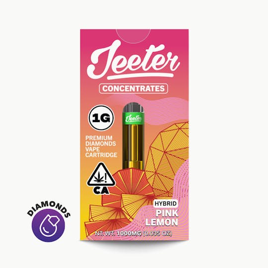 Jeeter - Jeeter Concentrates Diamonds Vape Cartridge - Pink Lemon - 1