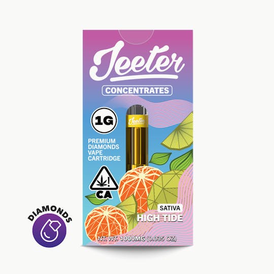 Jeeter - Jeeter Concentrates Diamonds Vape Cartridge - High Tide - 1
