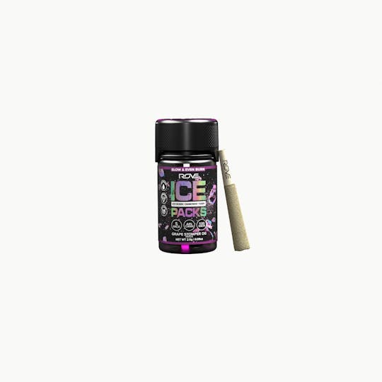 ROVE - Grape Stomper OG | Infused Ice Packs (Rosin, Hash, and Diamonds) | 5 Pack - 1