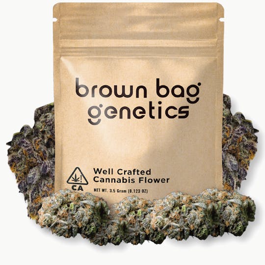 Brown Bag Genetics - Brown Bag Genetics | Shake | Grandaddy Purp | 3.5g - 1