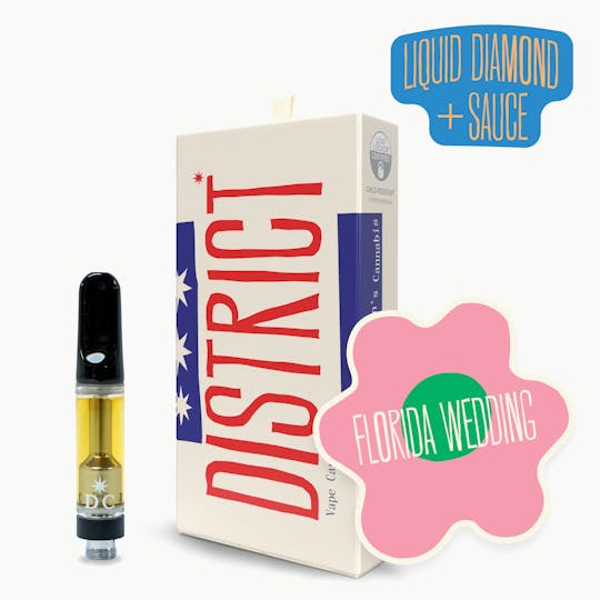 District Cannabis - Florida Wedding Liquid Diamonds and Sauce Cartridge - 1