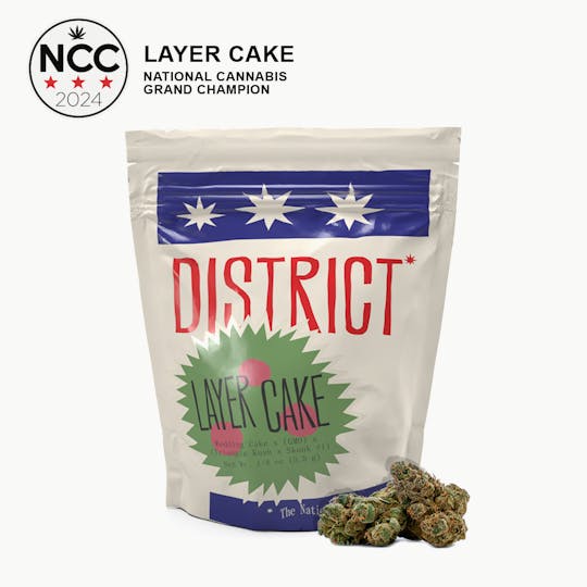 District Cannabis - Layer Cake Flower 28g - 1