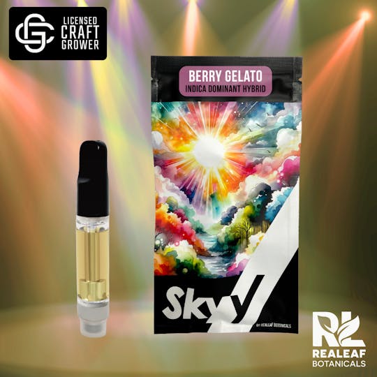 Realeaf Botanicals - Berry Gelato Vape Cartridge 1.0g - 1