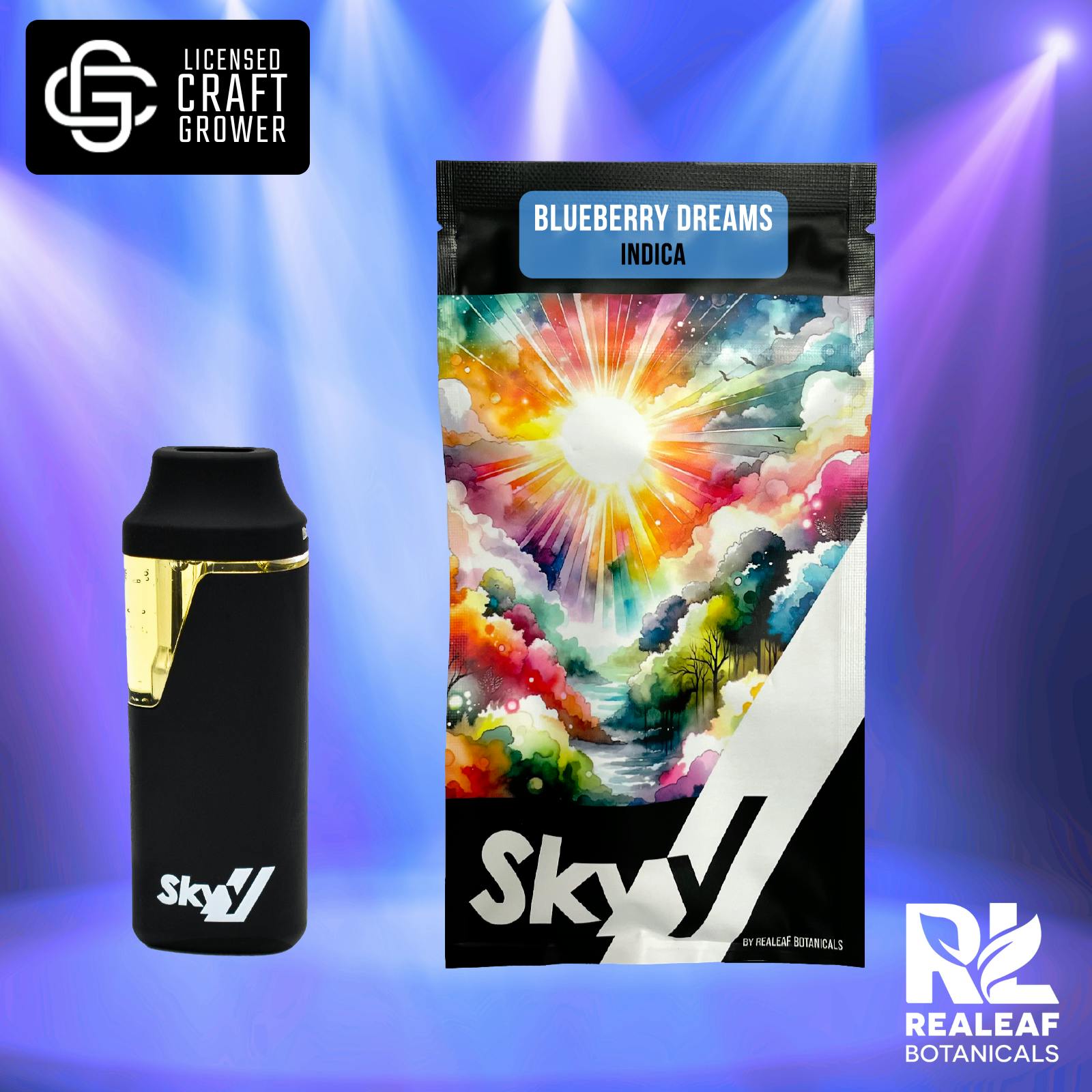 Realeaf Botanicals - Blueberry Dreams Disposable Pen 1.0g - 1