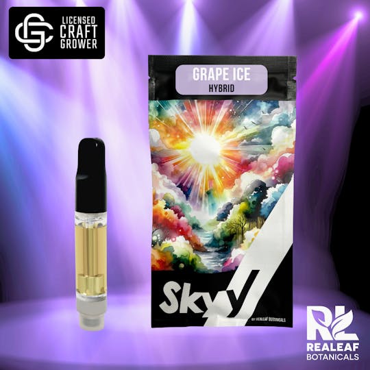 Realeaf Botanicals - Grape Ice Vape Cartridge 2.0g - 1