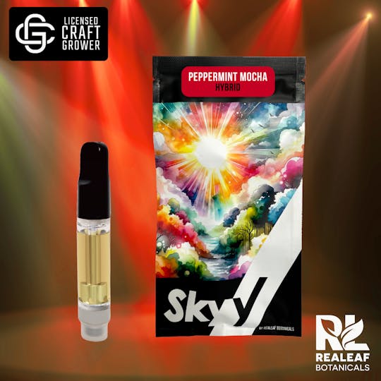 Realeaf Botanicals - Peppermint Mocha Vape Cartridge 2.0g - 1