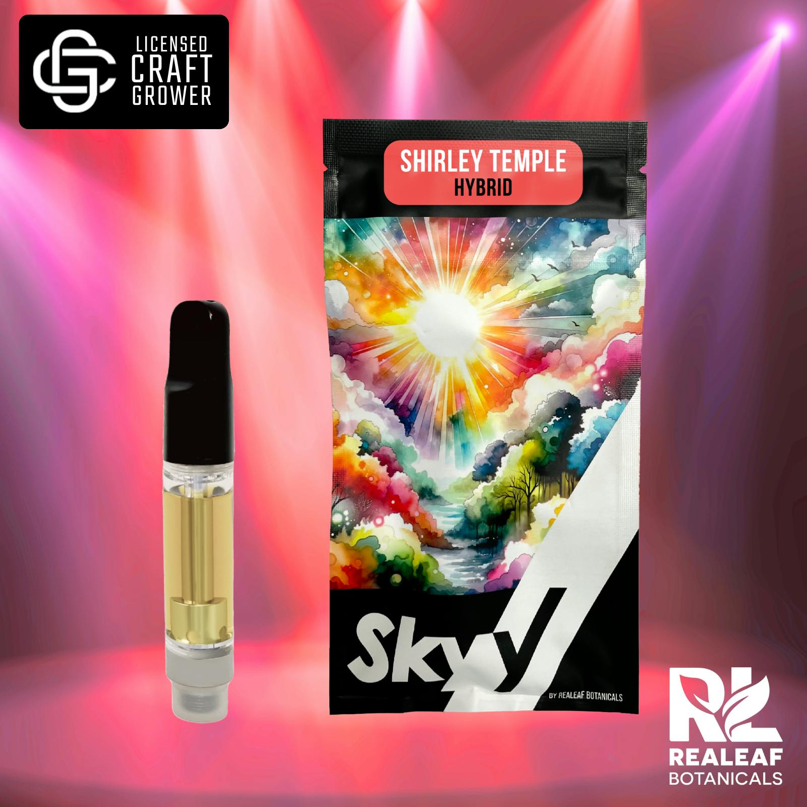Realeaf Botanicals - Shirley Temple Vape Cartridge 2.0g - 1