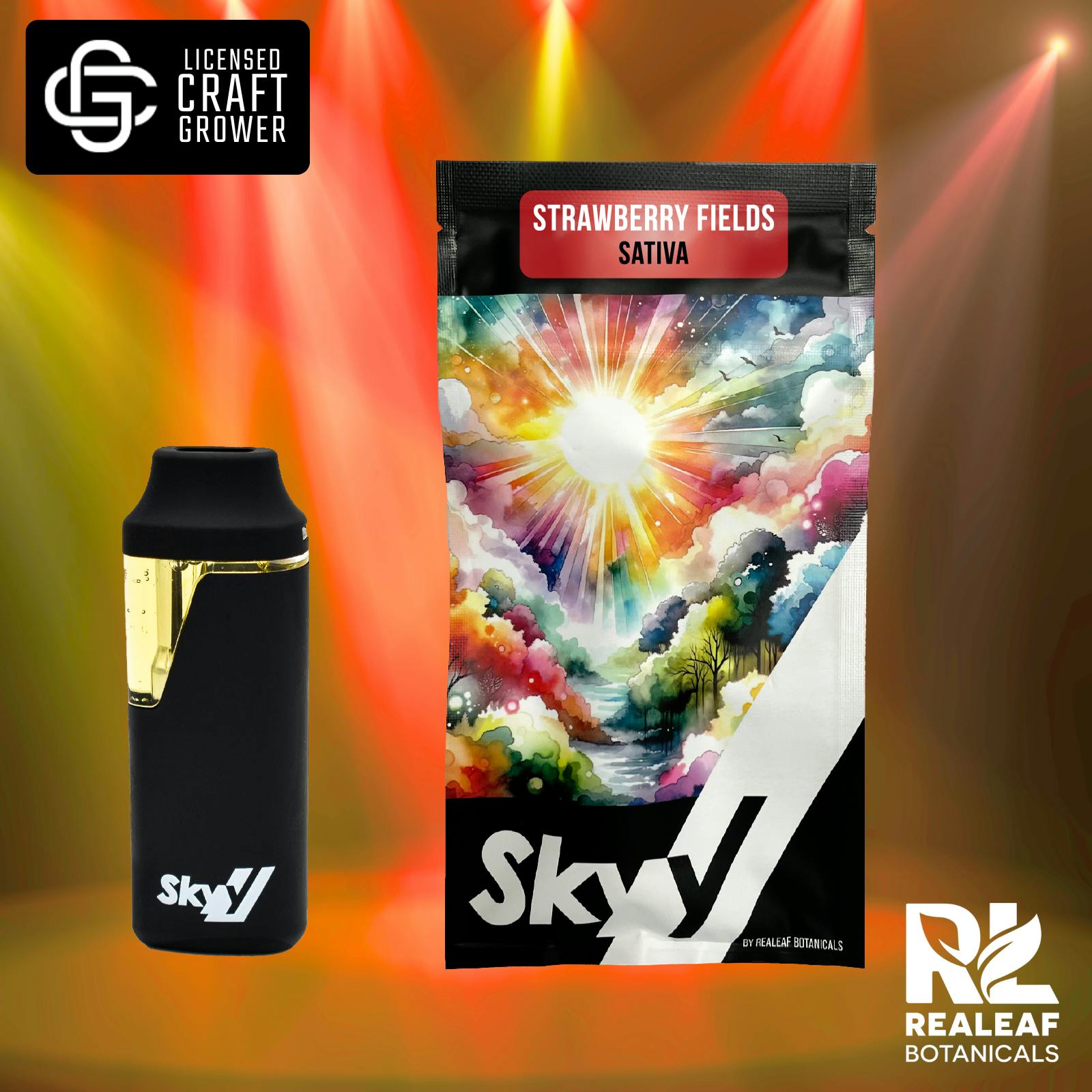 Realeaf Botanicals - Strawberry Fields Disposable Pen 1.0g - 1