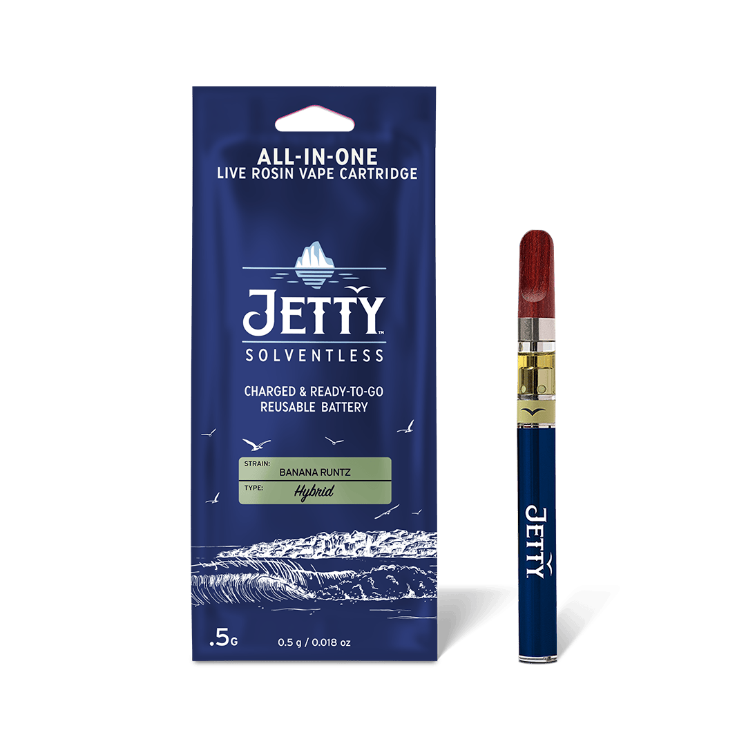 Jetty Extracts - NY Banana Runtz | Live Rosin Disposable | 0.5g - 1