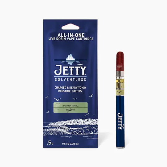 Jetty Extracts - NY Banana Runtz | Live Rosin Disposable | 0.5g - 1