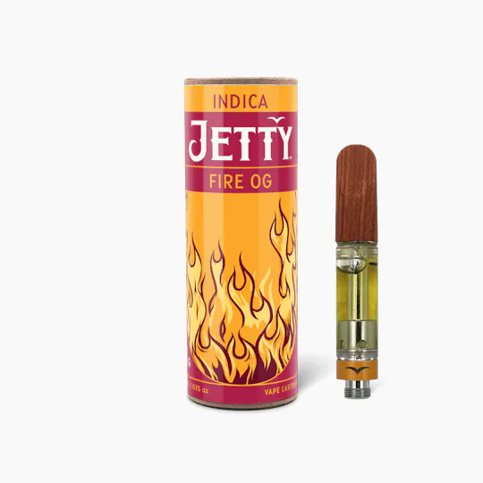 Jetty Extracts - NY Fire OG | Distillate Cartridge | 1g - 1