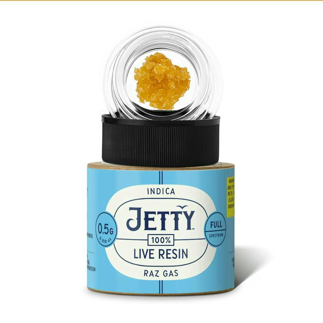 Jetty Extracts - NY Raz Gas | Live Resin | 1g - 1