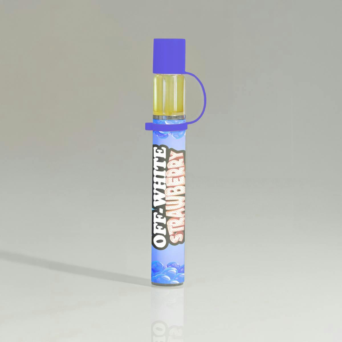 LUNCHBOX - Off-White Strawberry 500mg Live Hash Rosin Disposable - 1