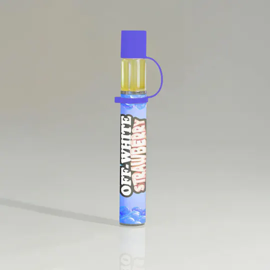 LUNCHBOX - Off-White Strawberry 500mg Live Hash Rosin Disposable - 1