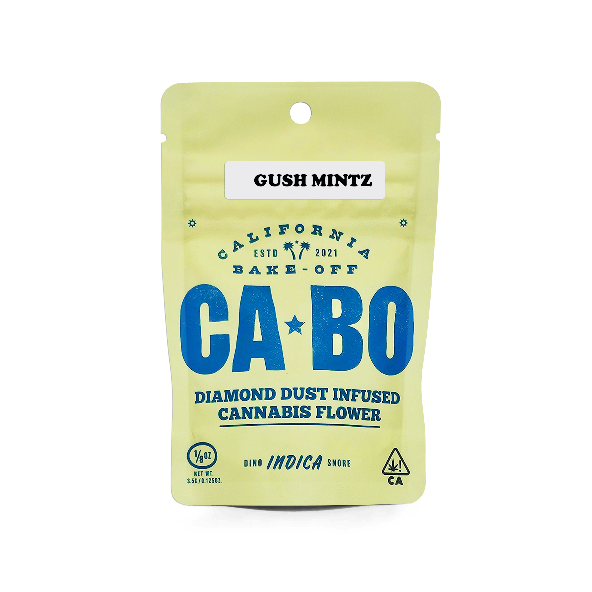CABO - CABO Diamond Dust Infused 3.5g Flower - Gush Mintz - Indica - 1