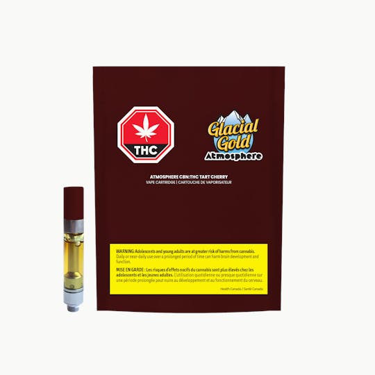 Glacial Gold - Atmosphere CBN:THC Tart Cherry Vape | 1.2g - 1