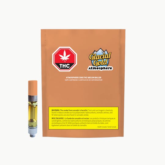 Glacial Gold - Atmosphere CBG:THC Melon Baller Vape | 1.2g - 1