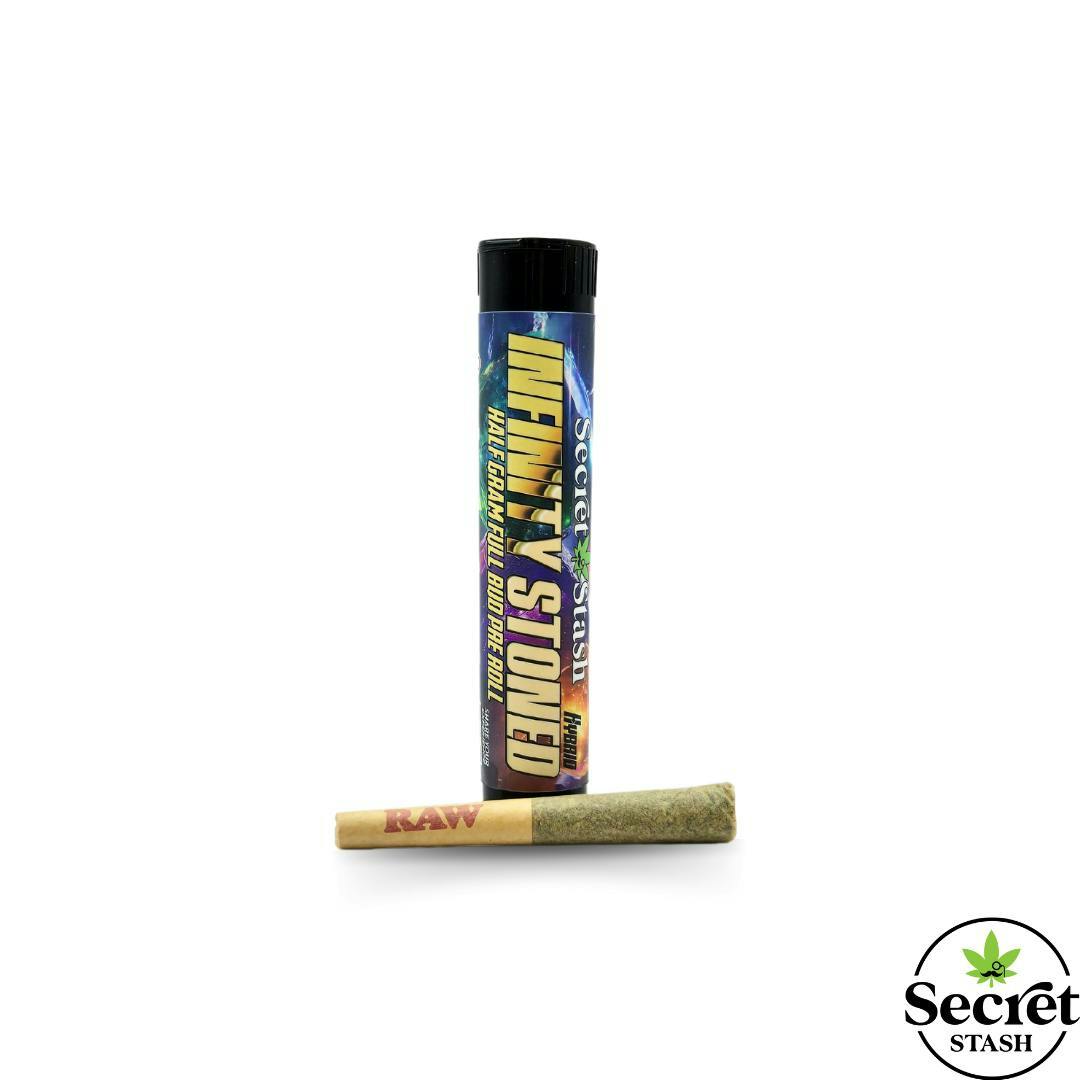 Secret Stash - Secret Stash | Full Bud Pre Roll | Infinity Stoned | .5g - 1