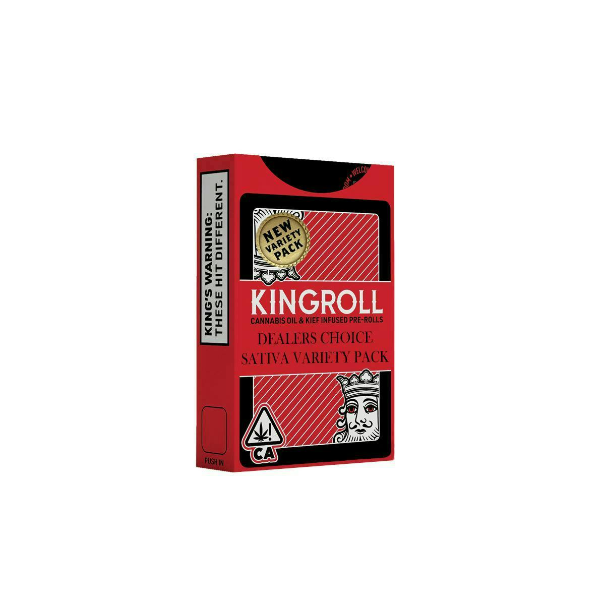 Kingroll - Kingroll Jrs | Sativa Variety Pack #7 | Infused Joints | 0.75g each | 4pk - 1