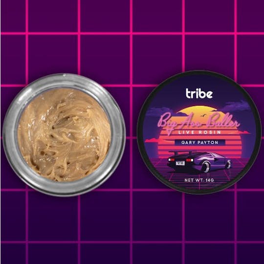 Tribe - Gary Payton - Live Hash Rosin - Big Ass Baller - 14g - 1