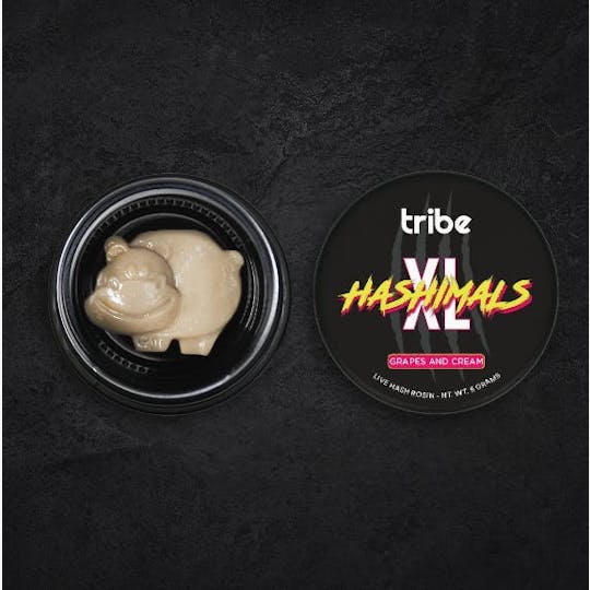 Tribe - Grapes and Cream - XL Hashimals - Live Hash Rosin - Hippo - 5g - 1