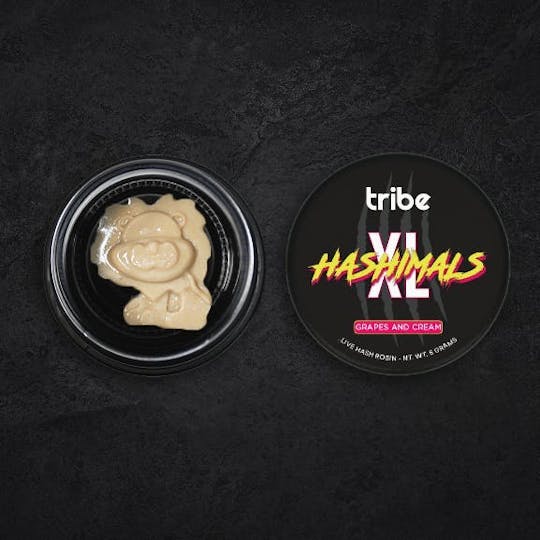 Tribe - Grapes and Cream - XL Hashimals - Live Hash Rosin - Lion - 5g - 1
