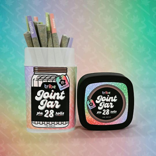 Tribe - Joint Jar - Variety - 28 Full Flower Pre Rolls - 28g - 1