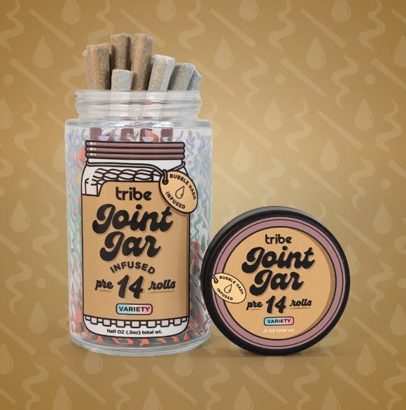 Tribe - Tribe | Variety | Solventless Infused Joints | 1g each | 14pk - 1