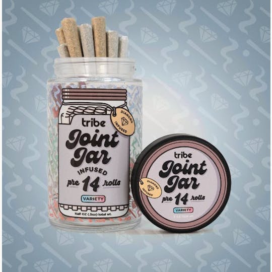 Tribe - Joint Jar - Variety - Diamond Infused Pre Rolls - 14g - 1