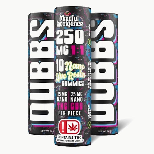 Tribe - Mindful Indulgence - DUBBS - Raspberry Pineapple - 250mg - 1