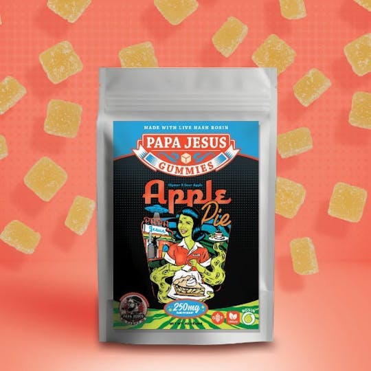 Tribe - Papa Jesus - Apple Pie - Live Rosin Gummies - 250mg - 1