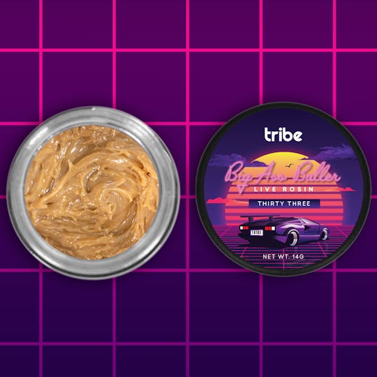 Tribe - Thirty Three - Live Hash Rosin - Big Ass Baller - 14g - 1