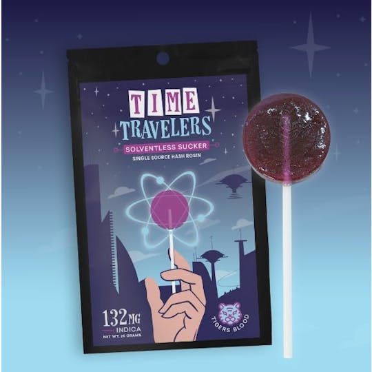Tribe - Time Travelers - Hash Rosin Sucker - Tigers Blood - Indica - 132mg - 1
