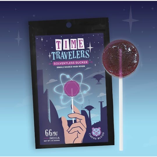 Tribe - Time Travelers - Hash Rosin Sucker - Tigers Blood - Indica - 66mg - 1