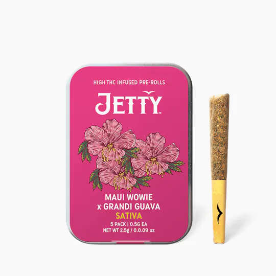 Jetty Extracts - NY Maui Wowie x Grandi Guava | Infused Minis | 0.5g each | 5pk - 1